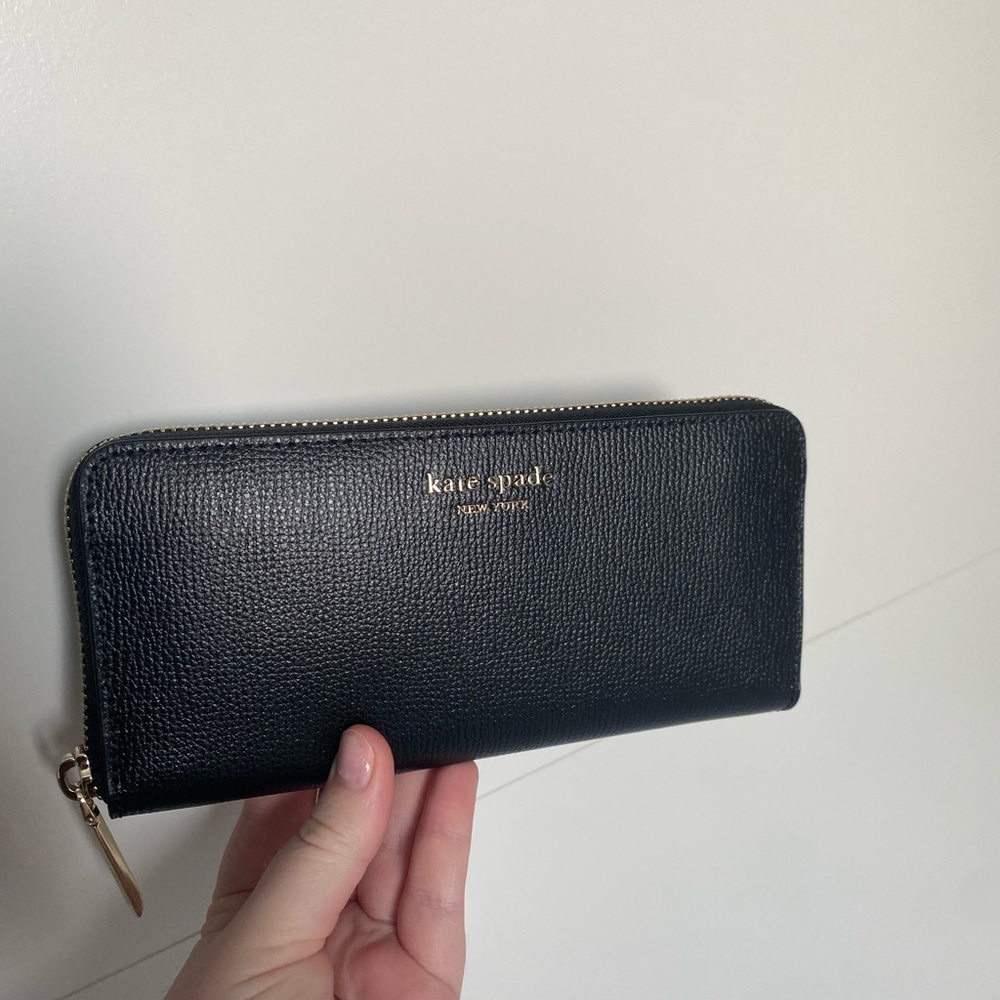 Kate Spade Continental Wallet in Black